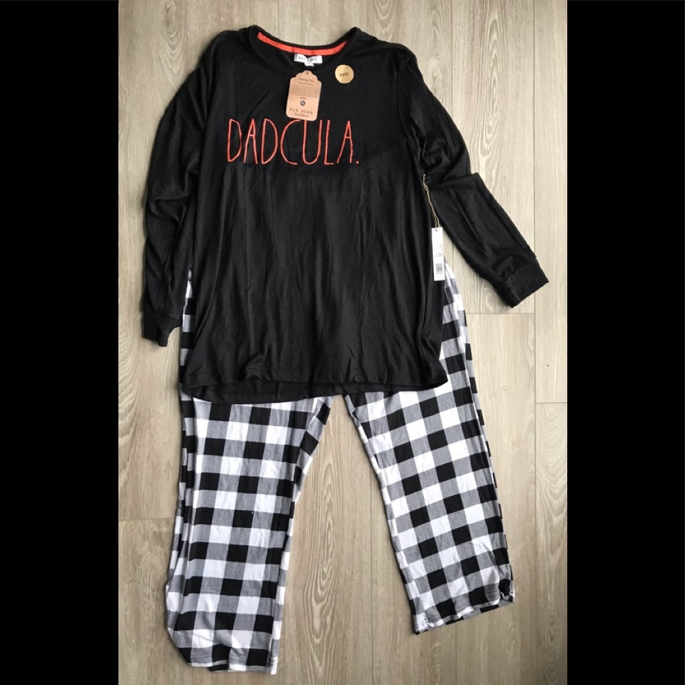 New Rae Dunn Dadcula Halloween Pjs size XL